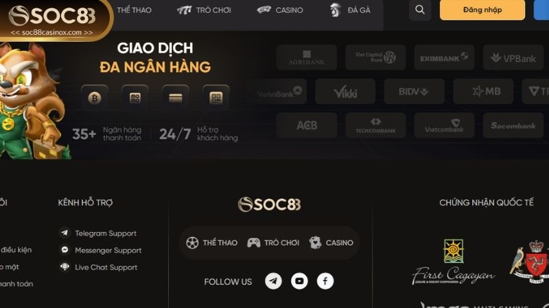 Tổng quan chính sách bảo mật tại SOC88