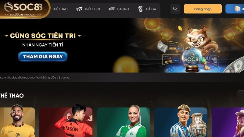 Điều kiện mở tài khoản cá cược tại nhà cái SOC88