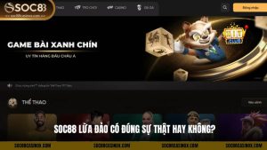 Soc88 Lừa Đảo Có Đúng Sự Thật Hay Không? Cùng Làm Sáng Tỏ 
