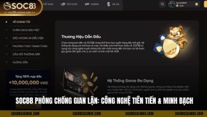 Soc88 Phòng Chống Gian Lận: Công Nghệ Tiên Tiến & Minh Bạch