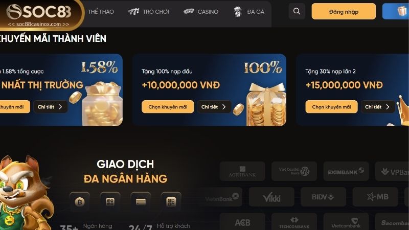 Những nguyên nhân phổ biến gây chặn khi vào SOC88